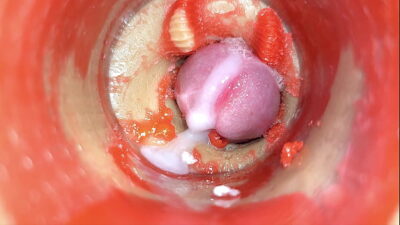 Camera in Vagina, Cervix POV, Tiny Cucked by Giant ‘Couple’, Cum in Pussy and Creampie – ASMR